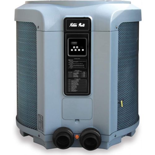  XtremepowerUS 53,000 BTU Heat Pump Titanium Super Quiet Swimming Pool Heat Pump Pool & Spa Heater Digital Display