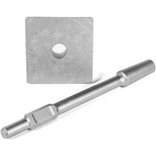  XtremepowerUS Tamper Shank and Plate for Jack Hammer Bit Electric Demolition Concrete Breaker (Tamper Shank and Plate)