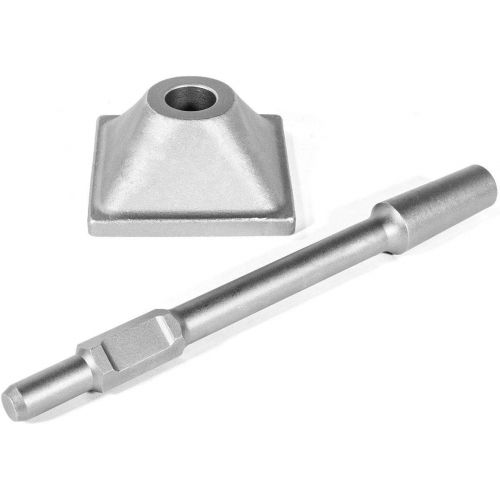  XtremepowerUS Tamper Shank and Plate for Jack Hammer Bit Electric Demolition Concrete Breaker (Tamper Shank and Plate)