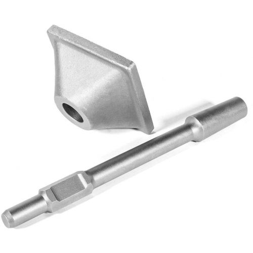  XtremepowerUS Tamper Shank and Plate for Jack Hammer Bit Electric Demolition Concrete Breaker (Tamper Shank and Plate)