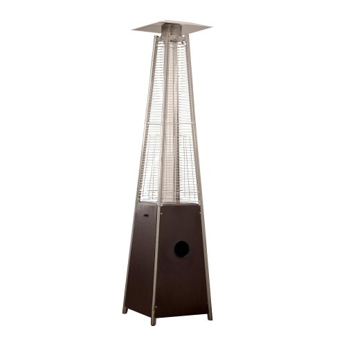  Hiland AZ Patio Heaters Patio Heater, Quartz Glass Tube in Hammered Bronze