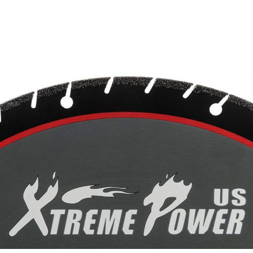  XtremepowerUS Multi-Purpose 16 inch Diamond Blade Metal Steel Iron Cut Off Saw Wheel Abrasive, 1 Arbor Ultra Fast Cutting Blade