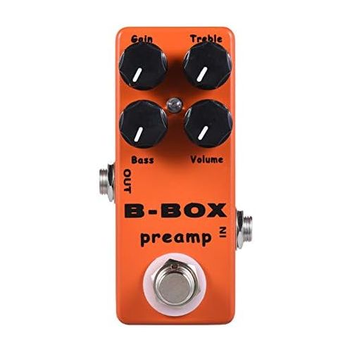  [아마존베스트]XuBa Mo-sky B-Box Electric Guitar Preamp Overdrive Guitar Effect Pedal with True Bypass for Analog Signal Path