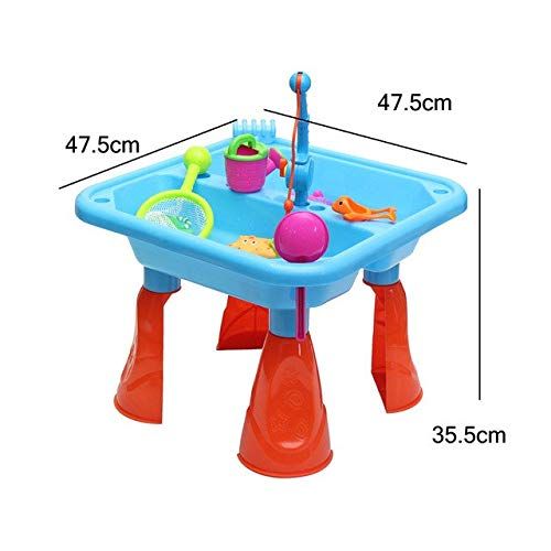  XuBa Kids Outdoor Pirate Ship Sand & Fish Water Table Children Play Beach Sandpit Toy Sand Toys Pools & Water Fun Show