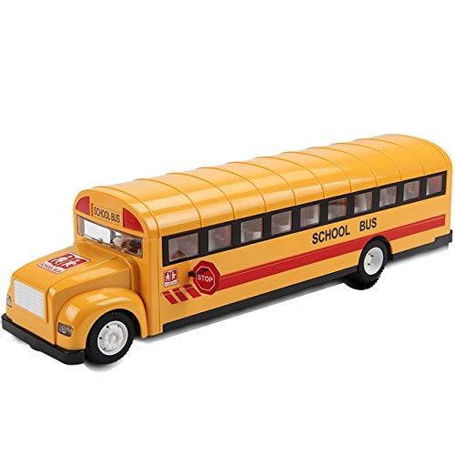  XuBa Simulation Radio Remote Control School Bus 2.4G Radio RC Car Toys for Children Model Electric RC Car Toy for Kids