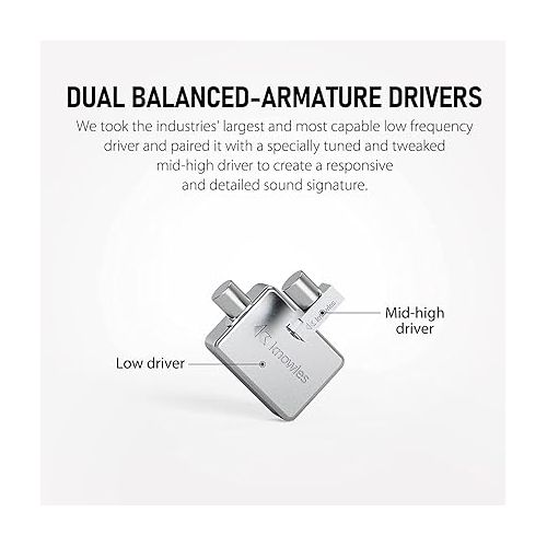  Xvive U4T9 Wireless in-Ear Monitor System with Dual Balanced-Armature Drivers IEM Earphone
