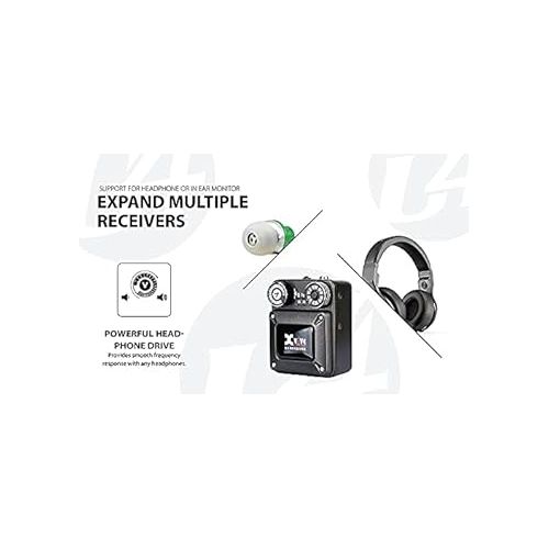  Xvive Audio U4 Wireless In-Ear Monitor System with One Receiver (2.4 GHz)
