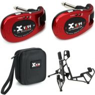 Xvive U2 Digital Wireless Guitar System with Case and Stand - Metallic Red