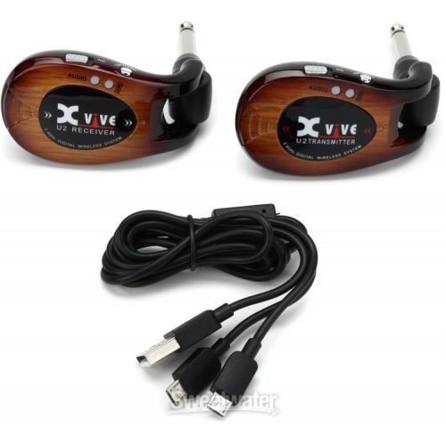  Xvive U2 Digital Wireless Guitar System - 3-tone Sunburst