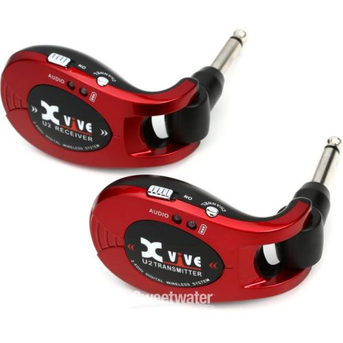  Xvive U2 Digital Wireless Guitar System - Metallic Red Demo