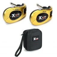 Xvive U2 Digital Wireless Guitar System and Case Bundle - Gold