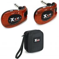 Xvive U2 Digital Wireless Guitar System and Case Bundle - Wood Finish