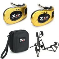 Xvive U2 Digital Wireless Guitar System with Case and Stand - Gold