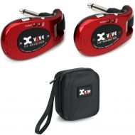 Xvive U2 Digital Wireless Guitar System and Case Bundle - Metallic Red