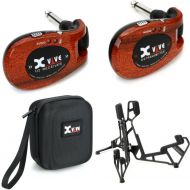 Xvive U2 Digital Wireless Guitar System with Case and Stand - Wood Finish