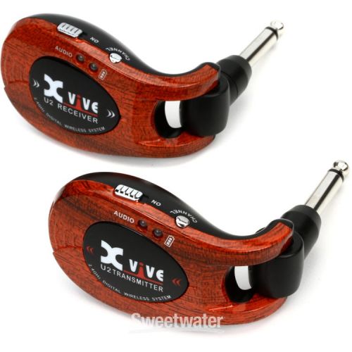  Xvive U2 Digital Wireless Guitar System - Wood Finish