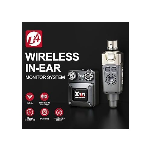  Xvive U4R2 Wireless in-Ear Monitor System