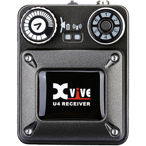  Xvive Audio U4R4 Wireless In-Ear Monitor System with Four Receivers (2.4 GHz)