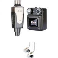 Xvive Audio U4 Wireless In-Ear Monitor Value Kit with 1 Receiver & 1 Shure SE215 Earphones (2.4 GHz)