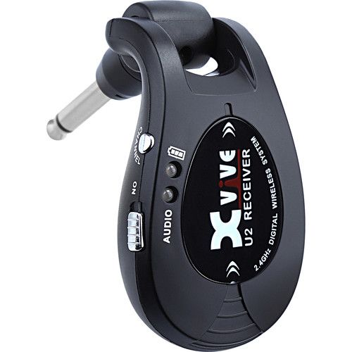  Xvive Audio U2 Digital Wireless System for Electric Guitars (Black, 2.4 GHz)