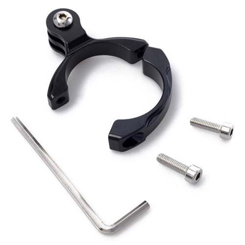  Y&M Aluminium Lenker Halterungen, Y & M (TM) Aluminium Bike Klemme Fahrrad Lenker Halterung Halter Adapter fuer GoPro Hero 233+ 4Sports Action Kameras, schwarz