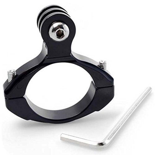  Y&M Aluminium Lenker Halterungen, Y & M (TM) Aluminium Bike Klemme Fahrrad Lenker Halterung Halter Adapter fuer GoPro Hero 233+ 4Sports Action Kameras, schwarz