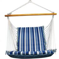 Y Algoma 1500-135142 Hanging Soft Cushion Chair, Palm Stripe Blue