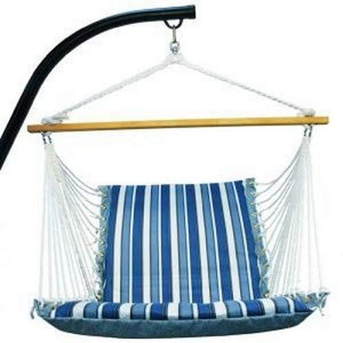  Y Algoma 1500-135142 Hanging Soft Cushion Chair, Palm Stripe Blue