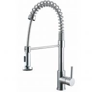 Y Decor YPG304 Luxurious Single Handle Pull-Out Kitchen Faucet, Chrome Finish