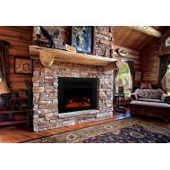 Y Decor FP920 36 Electric Fireplace Insert, Large, Black