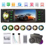 [아마존베스트]Y Style 4.1 1 DIN Auto Car MP5 MP3 Media Player Bluetooth Touch USB FM Stereo Radio + Cam EK