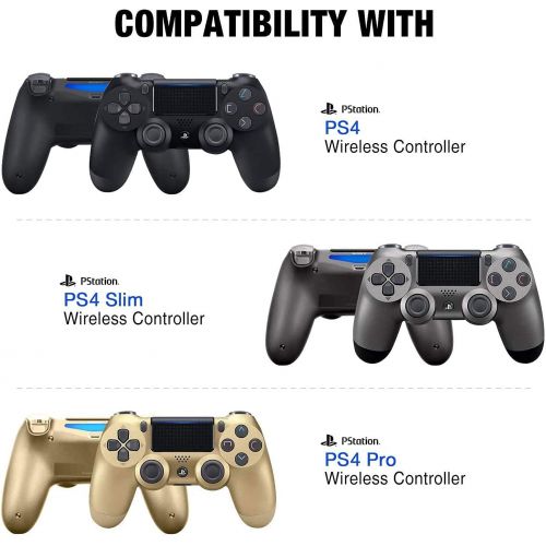  [아마존베스트]PS4 Controller Charger, Y Team Playstation 4 / PS4 / PS4 Pro / PS4 Slim Controller Charger Charging Docking Station Stand.Dual USB Fast Charging Station & LED Indicator for Sony PS