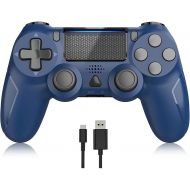 [아마존베스트]Y Team Wireless Controller for Playstation 4, PS4 Remote Gamepad Joystick for PS4 Pro,PS4 Slim with Dual Vibration 6-axis Gyro Sensor Audio Function Blue