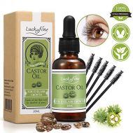 [아마존 핫딜]  [아마존핫딜]Y.F.M. Rizinusoel, Luckyfine 100% Pure Castor Oil, beste Behandlung fuer Wimpern Wachstum Serum, foerdert natuerliche Augenbrauen, Haare- und Wimpernwachstum, gutes Pflegeoel 30ml