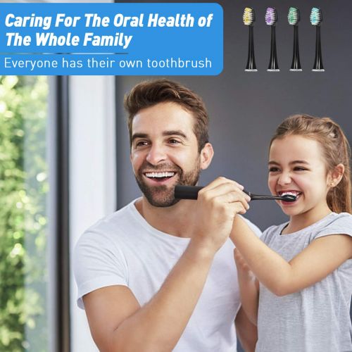  Y.F.M. Electric Toothbrush, Y.F.M Waterproof Rechargeable Toothbrush for Adults, 5 Modes with 2 Min Build...