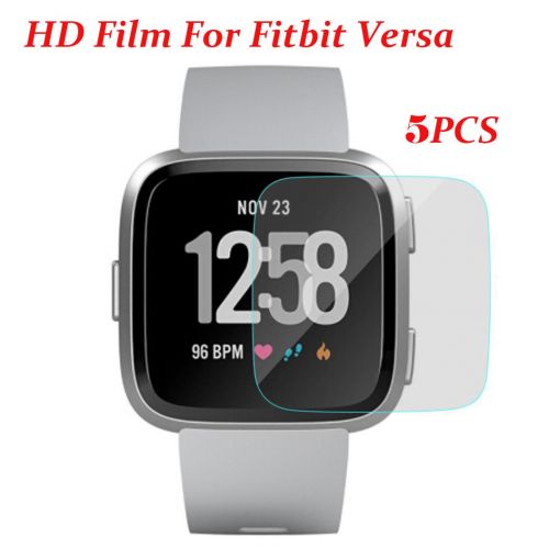  Y56 5PC fuer Fitbit Versa Klare Transparent Klarsichtschutzfolie Displayschutzfolie Schutzfolie