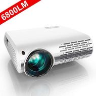 [아마존베스트]YABER Native 1080P Projector 5000 Lumens Full HD Video Projector (1920 x 1080), ±50° 4D Keystone Correction,LCD LED Home & Outdoor Projector Compatible with iPhone,Android,PC,TV Bo