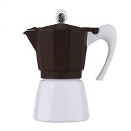 YADSHENG Mocha Pot Moka Pot Coffee Maker Coffee Appliance Making Espresso Maker Mocha Pot Espresso Stovetop Espresso & Moka Pots (Color : Brown, Size : 3 cup)