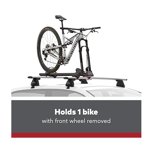  YAKIMA - HighSpeed Fork Mount Bike Carrier for Roof Racks, 1 Bike Capacity