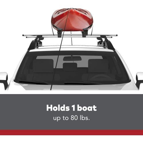  YAKIMA - DeckHand Roof Mounted Boat Rack for Vehicles, One Set of Mounts
