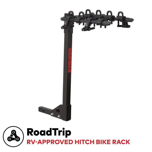  Yakima - RoadTrip Hitch Bike Rack for RV and Travel-Trailer, 4 Bike Capacity