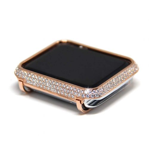  YALTOL for IwatchApple Watch Series 4321 Protection Frame with Rhinestone Diamond Metal Case Bezel,40mm,44mm,38mm,42mm