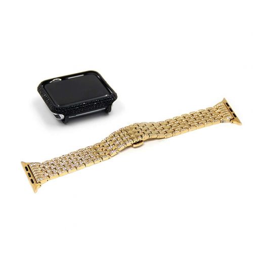  YALTOL for IwatchApple Watch Series 4321 Protection Frame with Rhinestone Diamond Metal Case Bezel,40mm,44mm,38mm,42mm