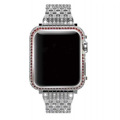  YALTOL for IwatchApple Watch Series 4321 Protection Frame with Rhinestone Diamond Metal Case Bezel,40mm,44mm,38mm,42mm