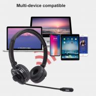 [아마존 핫딜] [아마존핫딜]Bluetooth Headphones with Mic,YAMAY Wireless Bluetooth Headset Noise Cancelling Headphones with Boom Microphone On Ear Phone Headset for Office Phone Call Center Customer Service P