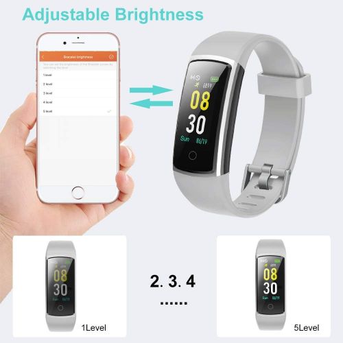  [아마존 핫딜] [아마존핫딜]YAMAY Fitness Tracker with Blood Pressure Monitor Heart Rate Monitor,IP68 Waterproof Activity Tracker 14 Mode Smart Watch with Step Counter Sleep Tracker,Fitness Watch for Women Me