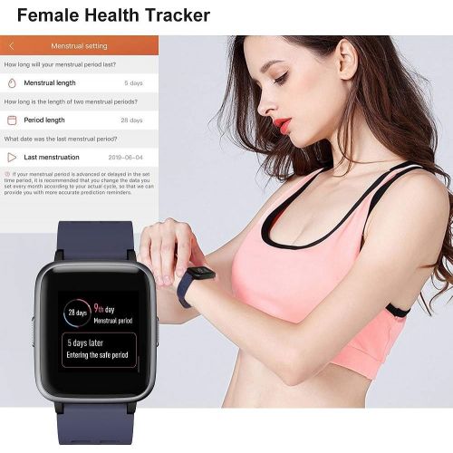  [아마존베스트]Smart Watch for Android iOS Phone 2019 Version IP68 Waterproof,YAMAY Fitness Tracker Watch with Pedometer Heart Rate Monitor Sleep Tracker,Smartwatch Compatible with iPhone Samsung