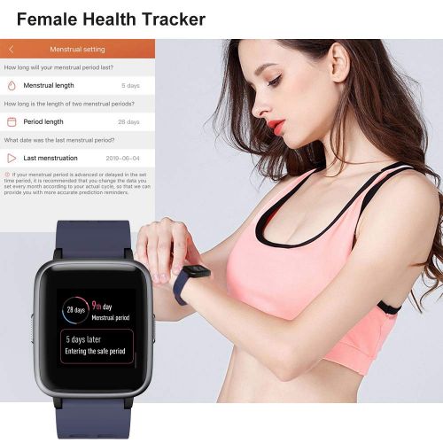  YAMAY Smart Watch for Android and iOS Phone IP68 Waterproof, Fitness Tracker Watch with Heart Rate Monitor Step Sleep Tracker, Smartwatch Compatible with iPhone Samsung, Watch for