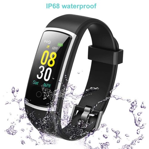  YAMAY Fitness Tracker with Blood Pressure Monitor Heart Rate Monitor,IP68 Waterproof Activity Tracker 14 Mode Smart Watch with Step Counter Sleep Tracker,Fitness Watch for Women Me