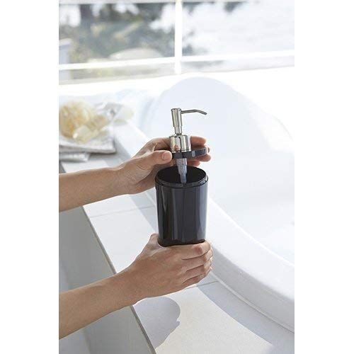  YAMAZAKI home Tower Classic Dispenser, Shampoo, Black